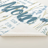 Proverbs 31 Mama Blue & Gold Blume Sherpadecke (3/4)