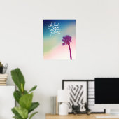Proverbs 31 Palm Sunset Poster (Heimbüro)