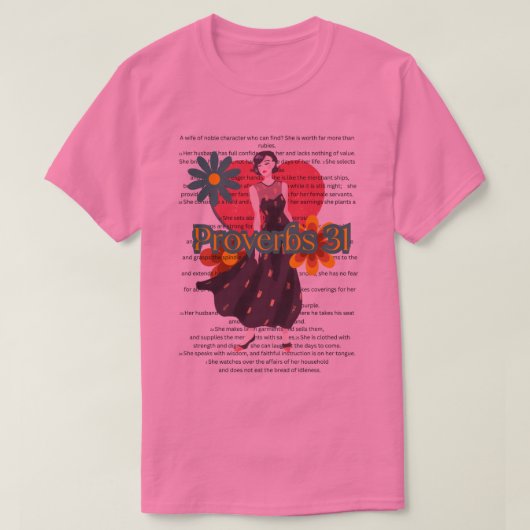 Proverbs 31 Retrotee unisex T-Shirt (Design vorne)