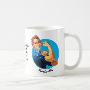 Proverbs 31 ROSIE RIVETER Personalisiert Kaffeetasse