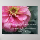Proverbs 31 Sammlung~ Pro 31:10 Poster (Vorne)