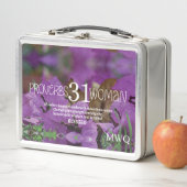 PROVERBS 31 WOMAN Inspirational Christian Quote Metall Brotdose (Beispiel)