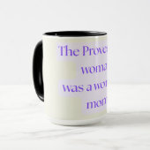 Proverbs 31 Woman Was A Working Mom Tasse (Vorderseite Links)
