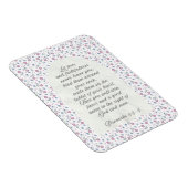 Proverbs 3:3–4 Floral Scripture  Magnet (Rechte Seite)