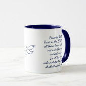 Proverbs 3:5-6 Bible Verse, 11 oz Coffee Mug Tasse (VorderseiteRechts)