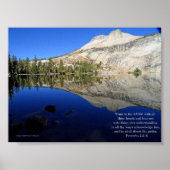 Proverbs 3:5-6 Inspirationsskripte Poster (Vorne)