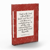 Proverbs 3:5-6 KJV Bibelverse Bild Fotoblock (Links)