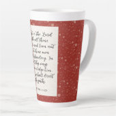 Proverbs 3:5-6 KJV Bibelverse Bild Milchtasse (Rechte Ecke)