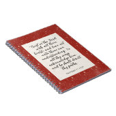 Proverbs 3:5-6 KJV Bibelverse Bild Notizblock (Rechte Seite)