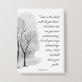 Proverbs 3:5-6 Trust in the Lord Button (Vorderseite)