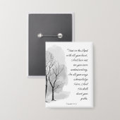 Proverbs 3:5-6 Trust in the Lord Button (Vorderseite/Rückseite)