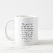 Proverbs 3:5-6 Trust in the Lord Kaffeetasse (Links)
