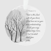 Proverbs 3:5-6 Trust in the Lord Ornament (Vorderseite)