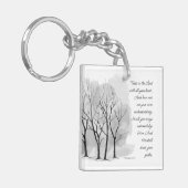 Proverbs 3:5-6 Trust in the Lord Schlüsselanhänger (Vorderseite links)