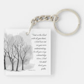 Proverbs 3:5-6 Trust in the Lord Schlüsselanhänger (Rückseite)