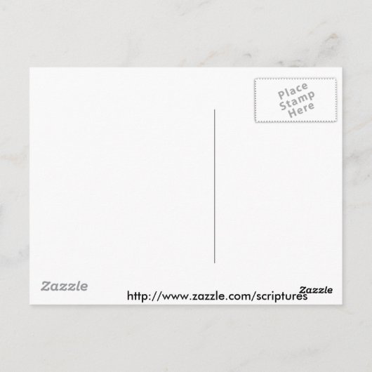 PROVERBS 3:5-6 VERTRAUEN IN DEN HERZEN W ALL YOUR POSTKARTE (Rückseite)