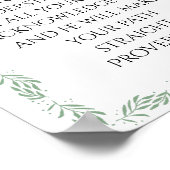 Proverbs 3:5 Poster (Ecke)