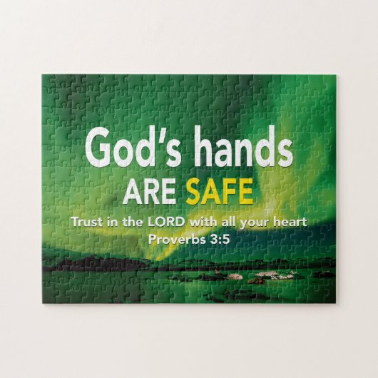 Proverbs 3:5 TRUST IN THE LORD Christian Puzzle (Horizontal)
