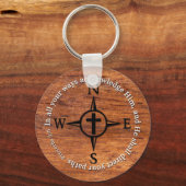 Proverbs 3:6 Direct Your Paths Bible Verse Compass Schlüsselanhänger (Vorderseite)