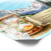 Proverbs Art Print Alps Daisies Hourglass 5 x 7 Fotodruck (Ecke)