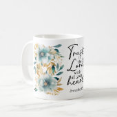 Proverbs Bible Verse Floral Coffee Mug Kaffeetasse (Vorderseite Links)