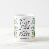 Proverbs Bible Verse Floral Coffee Mug Kaffeetasse (Mittel)