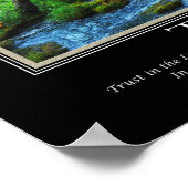 Proverbs Bible Verse Vertrauen Inspiration Poster (Ecke)