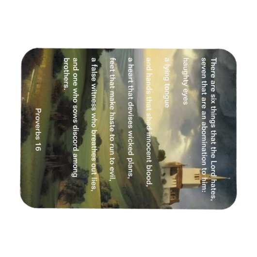 Proverbs Magnet (Horizontal)