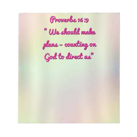 proverbs notizblock (Vorderseite)