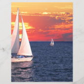 Proverbs Sunset Sailing Church Activity Flyer (Hinten)