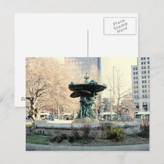 Proviant Fountain Postcard Postkarte (Vorne/Hinten)