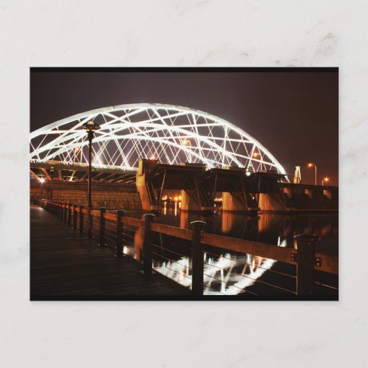 Providence Bridge Postcard Postkarte (Vorderseite)