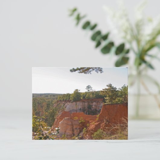 Providence Canyon Postkarte (Stehend Vorderseite)