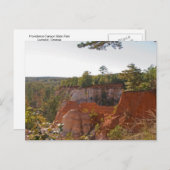 Providence Canyon Postkarte (Vorne/Hinten)