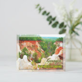 Providence Canyon Staat Park, Georgia Postkarte (Stehend Vorderseite)