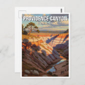 Providence Canyon Staat Park Georgia Reisen Postkarte (Vorne/Hinten)
