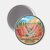 Providence Canyon State Park Georgia Magnet (Vorderseite/Rückseite)