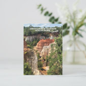 Providence Canyon State Park, Georgia Postkarte (Stehend Vorderseite)