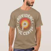 Providence Civic Centre Retro 1970er Rhode Island T-Shirt (Vorderseite)