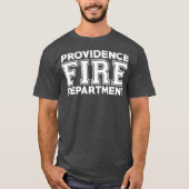 Providence Fire Rescue Rhode Island Firefighter T-Shirt (Vorderseite)