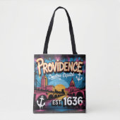 Providence Graffiti Mural Street Art Design Tasche (Vorderseite)