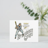 Providence Grays von Rhode Island Postkarte (Stehend Vorderseite)