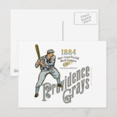 Providence Grays von Rhode Island Postkarte (Vorne/Hinten)