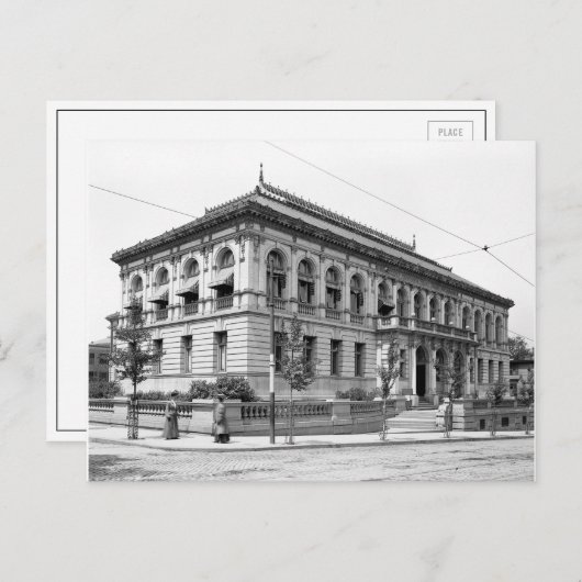 Providence Public Library, 1906 Postkarte (Vorne/Hinten)