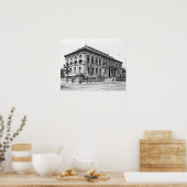 Providence Public Library, 1906. Vintages Foto Poster (Küche)