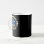 Providence Rhode Island Anker-Emblem-Aufkleber Kaffeetasse (Vorderseite Links)
