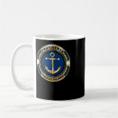 Providence Rhode Island Anker-Emblem-Aufkleber Kaffeetasse (Links)