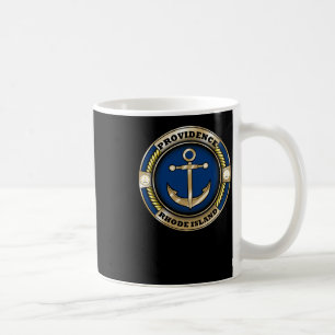 Providence Rhode Island Anker-Emblem-Aufkleber Kaffeetasse