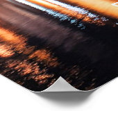 Providence, Rhode Island at night Poster (Ecke)