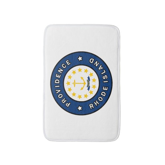Providence Rhode Island Badematte (Vorderseite Vertikal)